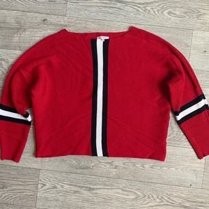 Red fall cute sweater